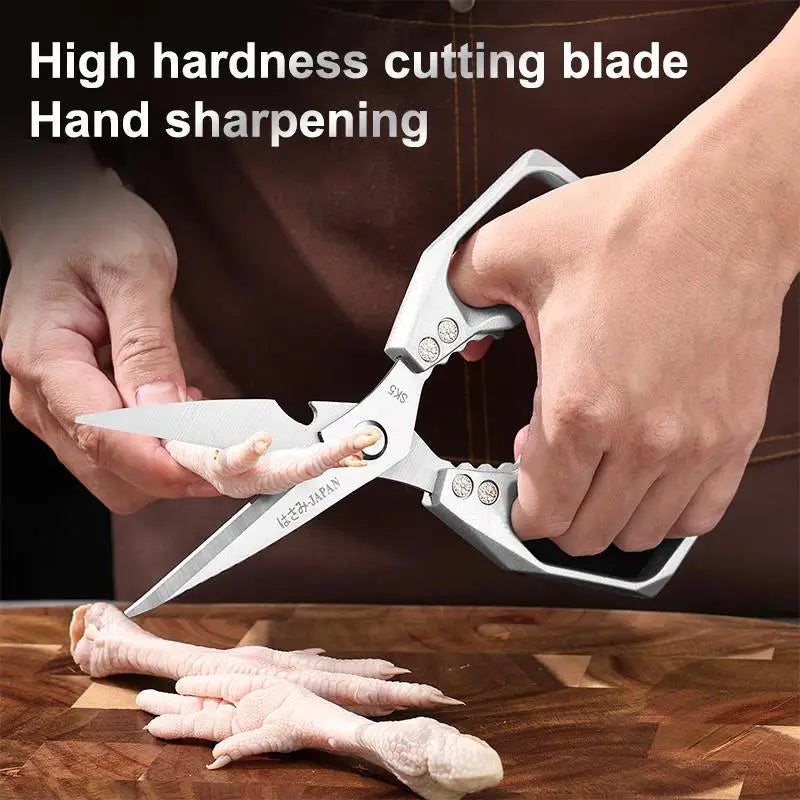 Heavy-Duty Stainless Steel Kitchen Scissors | Poultry Shears Kitchen Scissors QXL
