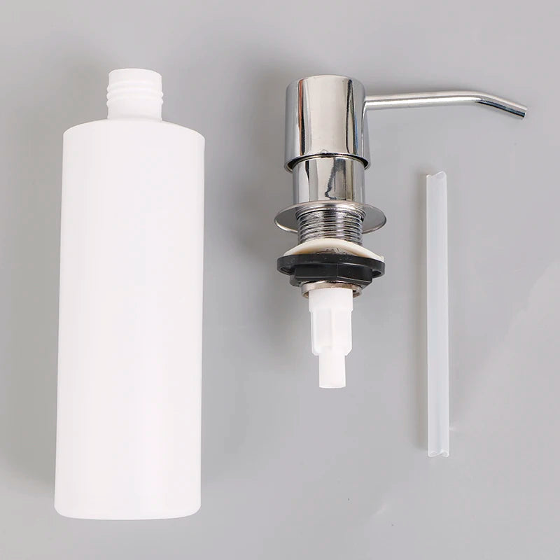 300ml Refillable Kitchen Soap Dispenser Pump | ABS Bottle Soap Dispenser QXL