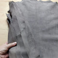 Tea Grey First Layer Sheepskin Leather 0.7–1mm | DIY Fabric Genuine Leather Fabric QXL Tea Gray Whole Sheepskin China Mainland