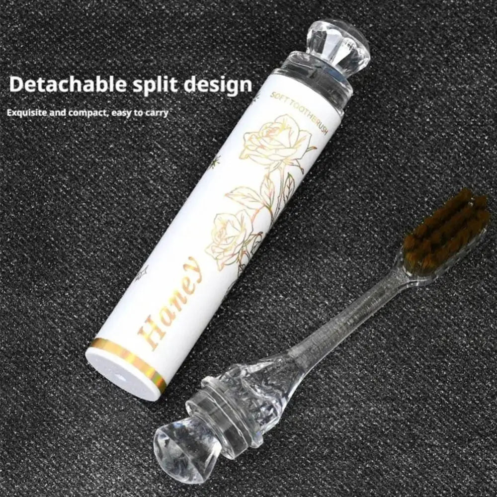 Lipstick-Shape Travel Toothbrush | Soft Bristles PETG PBT 1–3 Pack Travel Toothbrush QXL