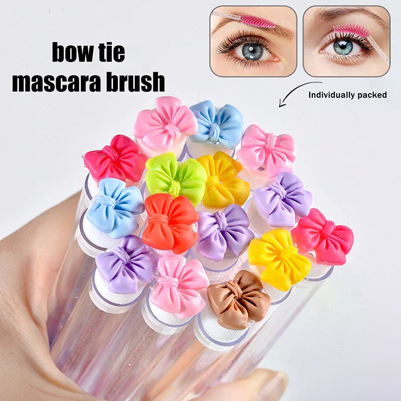 Bow Tie Eyelash Brush Tube | Crystal Mascara Wand Spoolie Mascara Wand Spoolie QXL