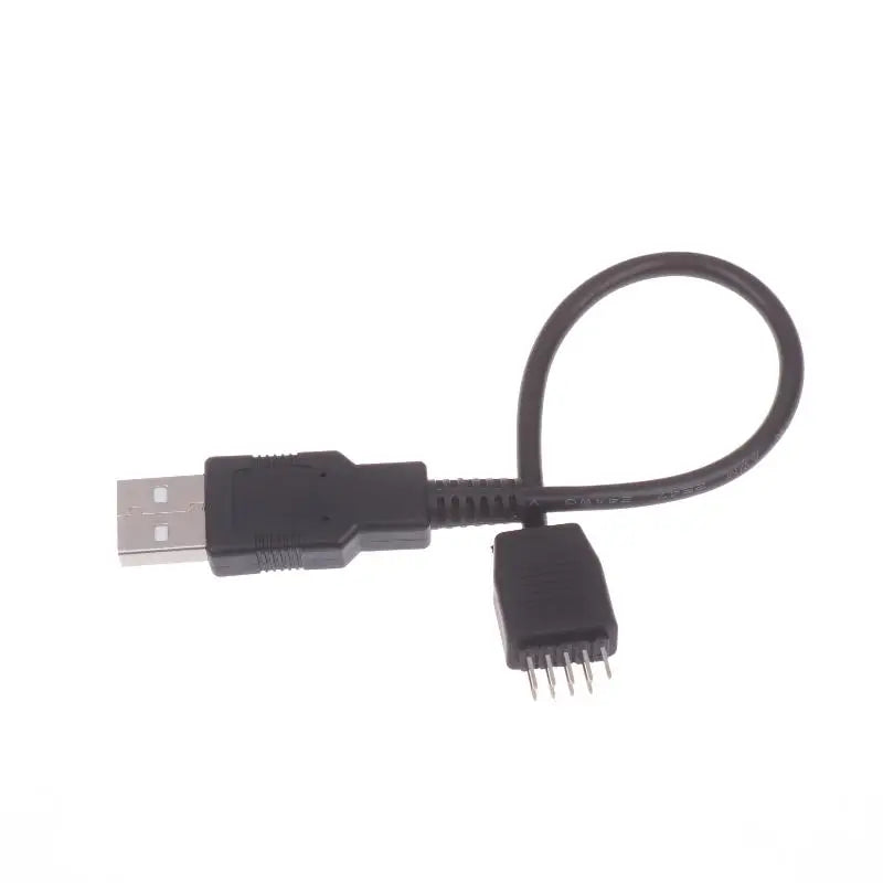 USB-A to 9-Pin Motherboard Header Cable | Internal DIY PC Motherboard Header Cable QXL