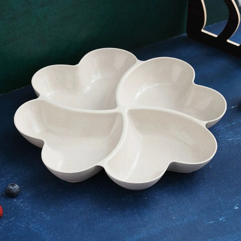 Wheat Straw Fruit Plate & Candy Box | Table Decoration Decorative Serving Plate QXL
