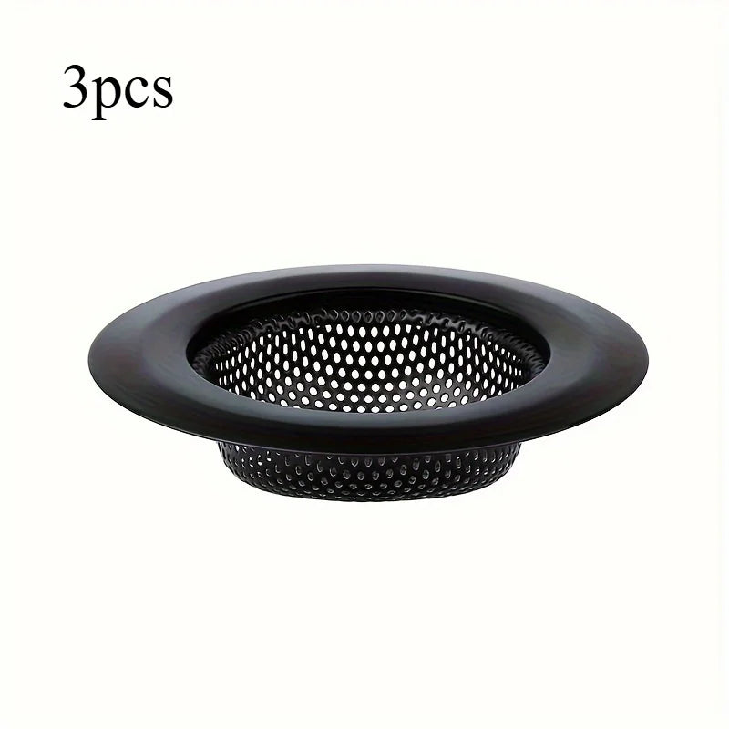3-Pack Kitchen Sink Drain Filter Strainer – Dishwasher Safe Sink Drain Filter QXL 3pcs