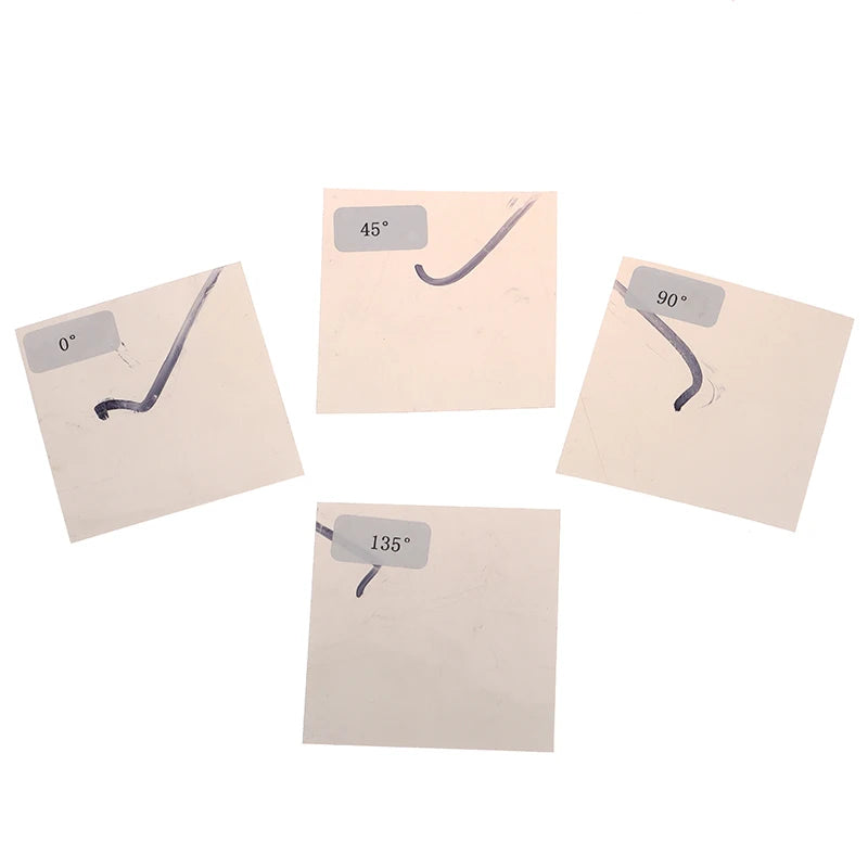 4-Pack LCD/LED Polarizing Film 0/45/90/135° Screen Test Tool Screen Repair Tool QXL