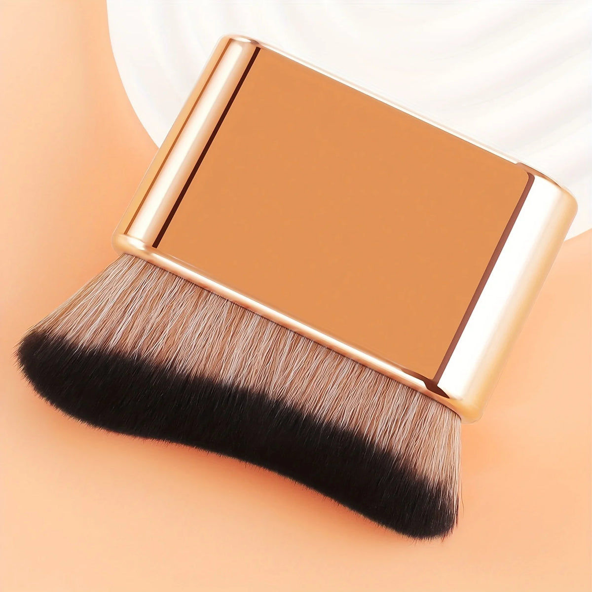 LUXEBLEND Wave Contour Makeup Brush | Foundation Blending Contour Makeup Brush QXL