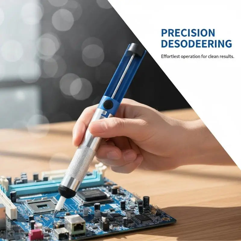 Aluminum Desoldering Pump | Heavy-Duty Solder Sucker Pen Desoldering Pump QXL