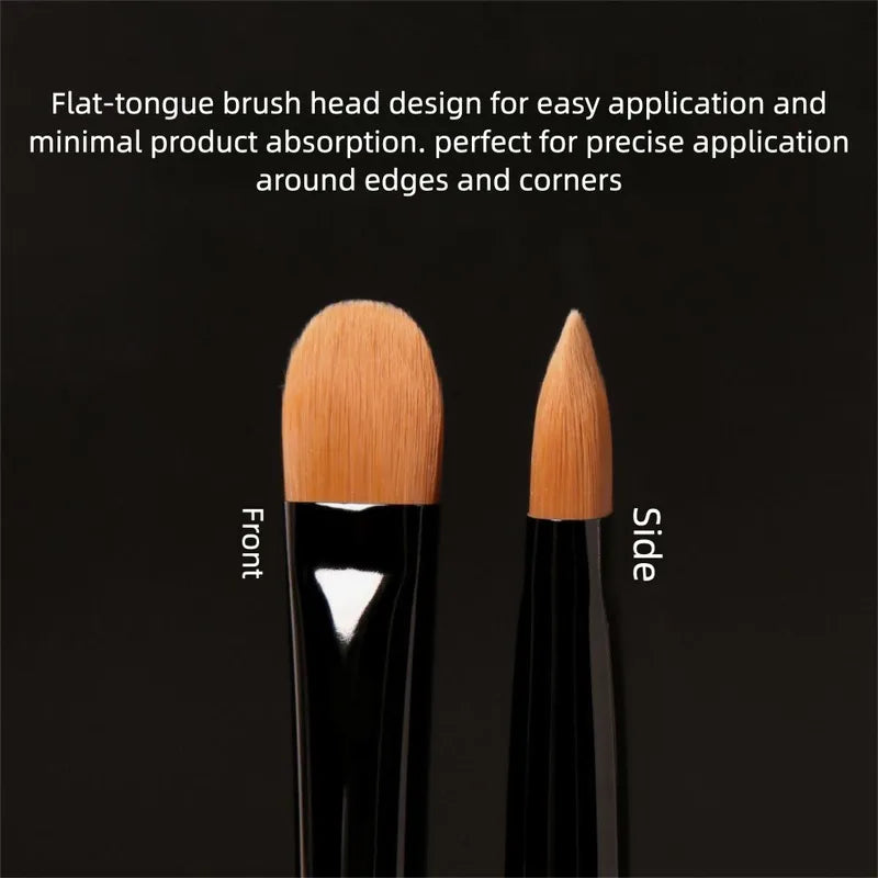 D61 Flat Head Powder & Cream Makeup Brush – Soft Bristle Makeup Brush QXL
