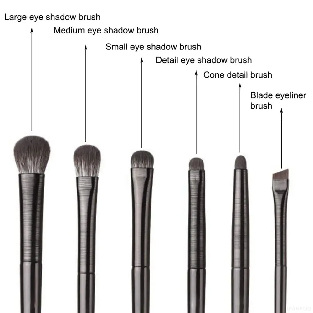 10-Piece Eye Detail Brush Set | Eyeshadow & Eyeliner Brushes Eye Makeup Brush Set QXL