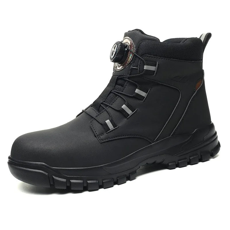Men's Steel Toe Safety Work Boots | Anti-Puncture Non-Slip Safety Work Boots QXL