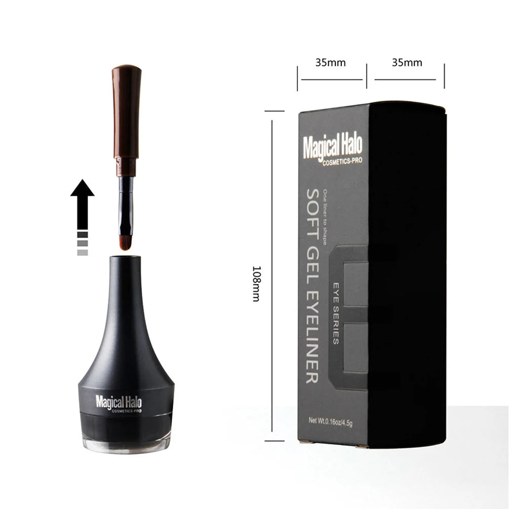 QiBest Waterproof Eyebrow Pomade & Gel Eyeliner Cream 4.5g Eyebrow Pomade QXL