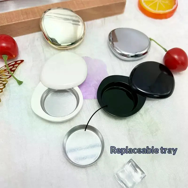 Zinc Alloy Refillable Solid Perfume & Balm Travel Container Solid Perfume Container QXL