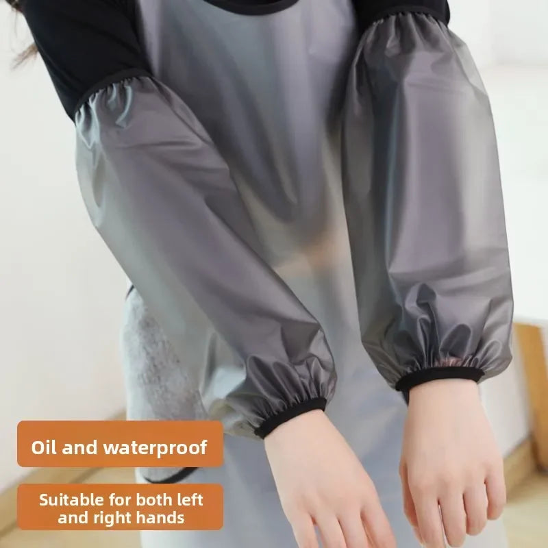 Waterproof PEVA Arm Sleeves | 30cm Oil-Proof Kitchen Covers Waterproof Arm Sleeves QXL