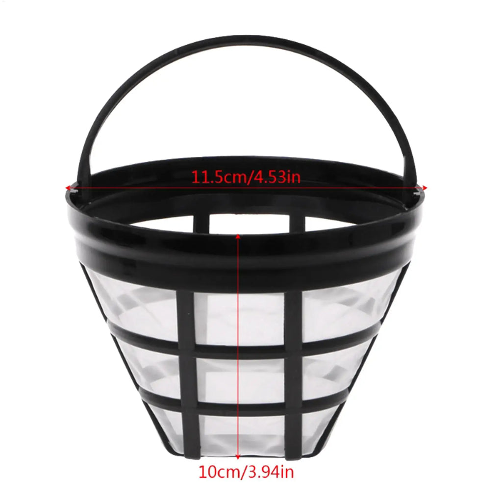 Reusable Cone Coffee Filter | Stainless Steel Mesh Basket Coffee Filter QXL
