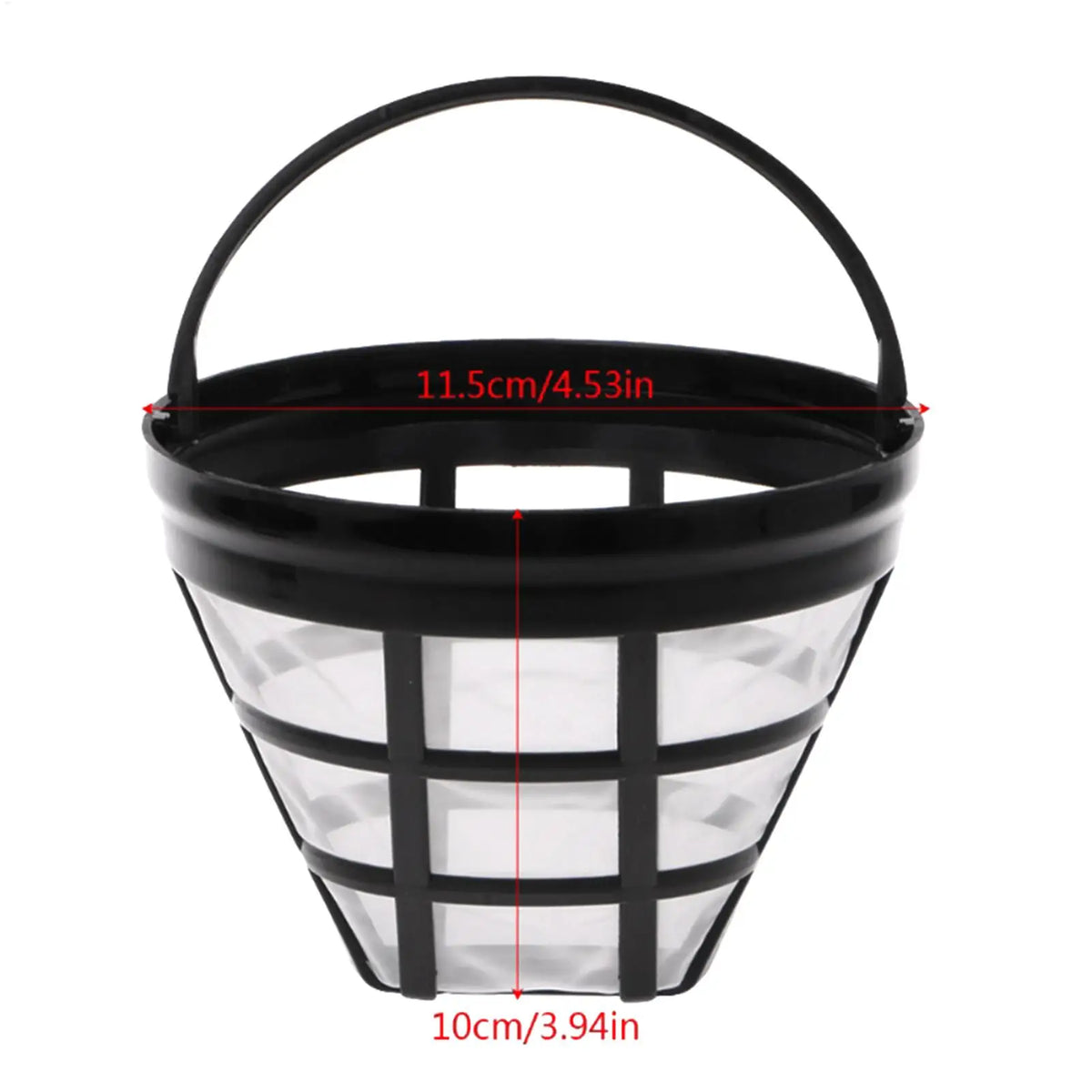 Reusable Cone Coffee Filter | Stainless Steel Mesh Basket Coffee Filter QXL