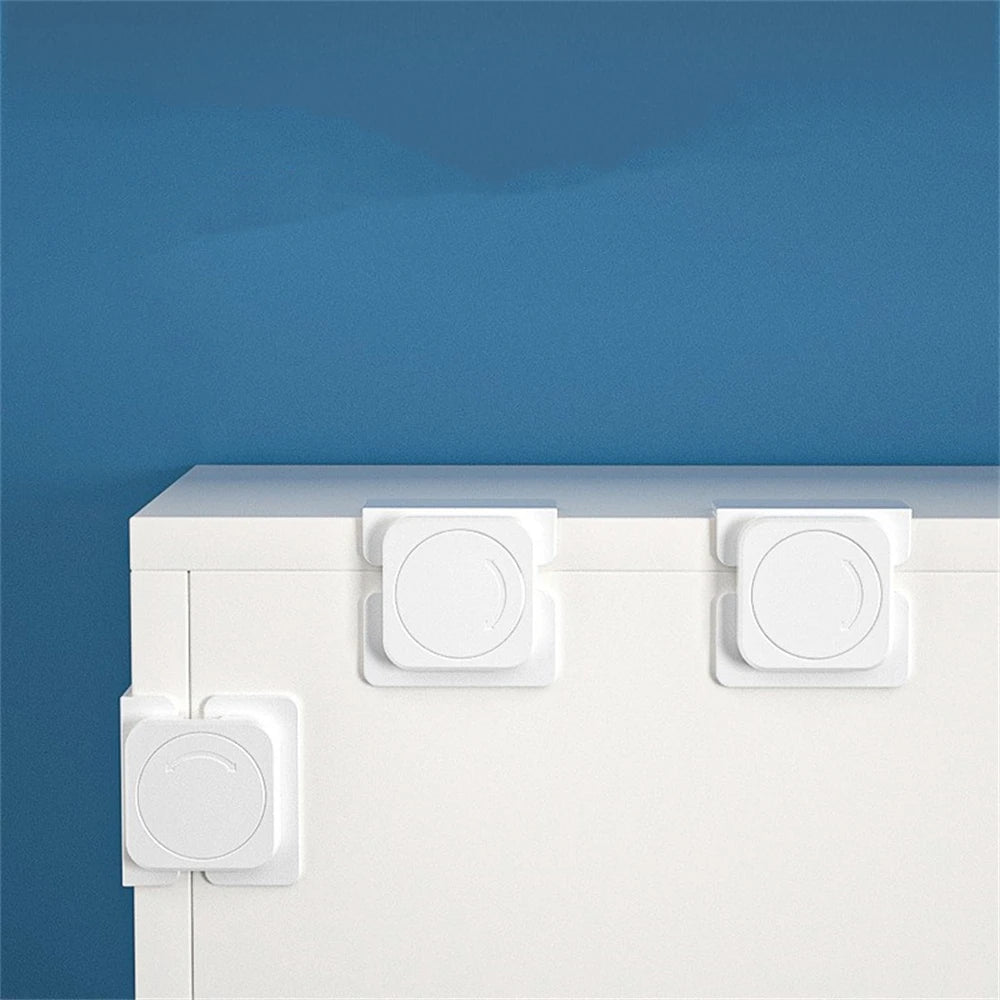 Child Safety Cabinet & Fridge Lock | Toddler Proof Buckle Child Safety Lock QXL