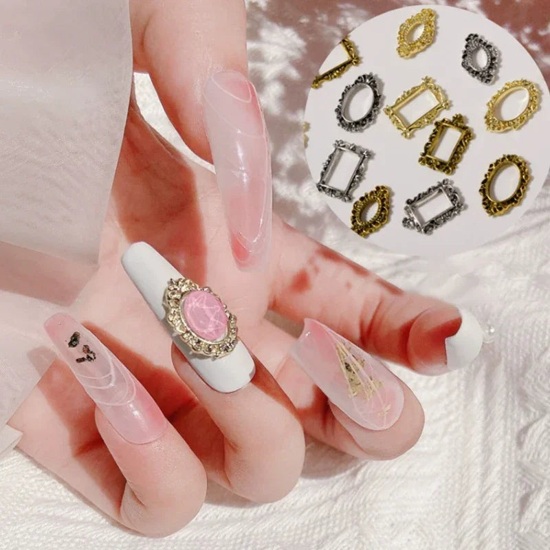 Photo Frame Silicone Nail Art Mold | 3D Stamping Manicure Tool Silicone Nail Mold QXL