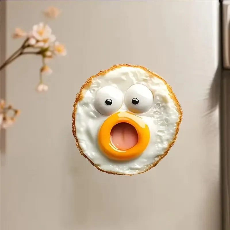 Egg-Shaped Acrylic Fridge Magnet | Home Decor & Gift Decorative Fridge Magnet QXL