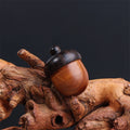 Mini Sandalwood Acorn Pill Box | Keychain Storage Case Pill Box QXL one size