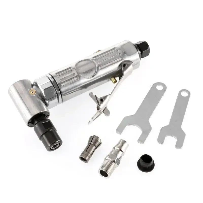 90° Micro Air Die Grinder 1/4" Pneumatic Polisher Kit | CE Pneumatic Die Grinder QXL