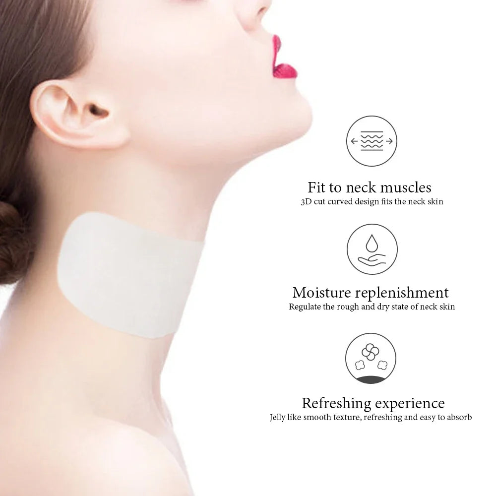SADOER Collagen Neck Mask – Firming & Moisturizing | 10-Pack Collagen Neck Mask QXL