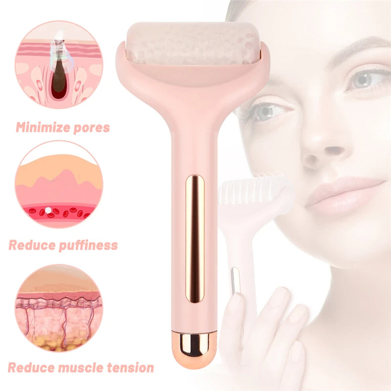 Ice Face Roller Massager | Skin Lifting & Tightening Tool Face Roller Massager QXL