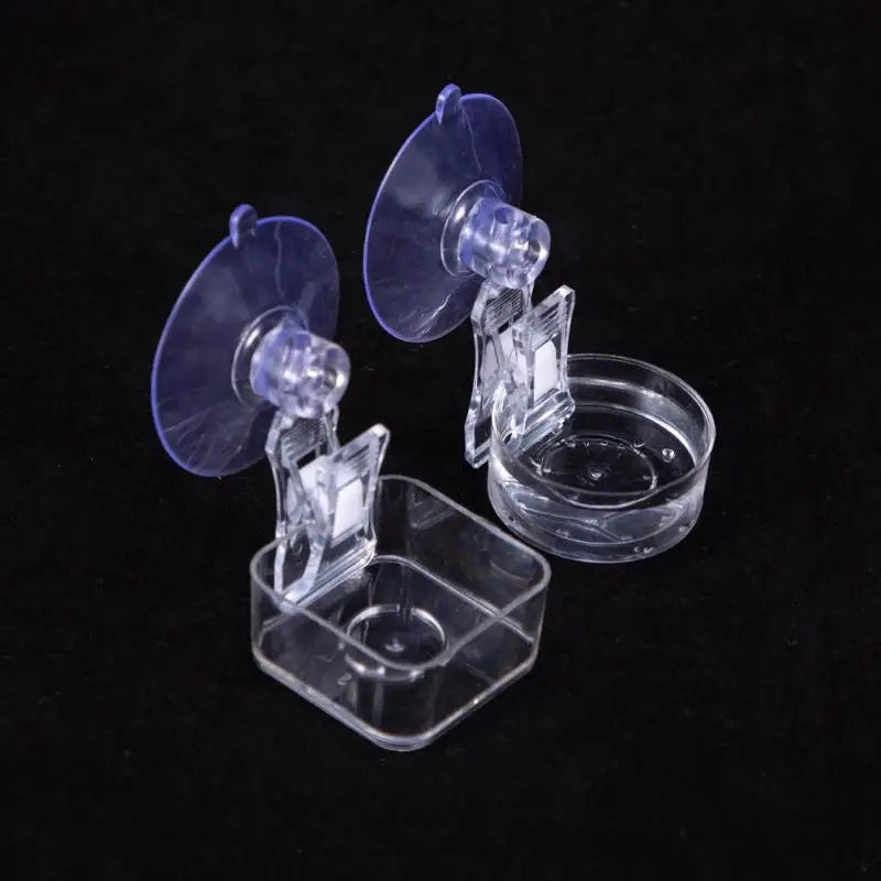 Reptile Suction Cup Feeder Bowl for Gecko Lizard Frog & Snake Reptile Feeder Bowl QXL