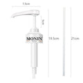 1L Coffee Syrup Dispenser Pump | 10ml Liquid Pump Black Syrup Dispenser Pump QXL White