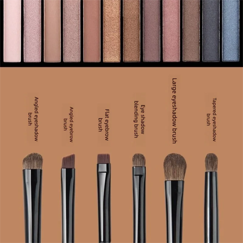 6-Piece Eyeshadow Brush Set | Smudge, Detail & Contour Eyeshadow Brush Set QXL