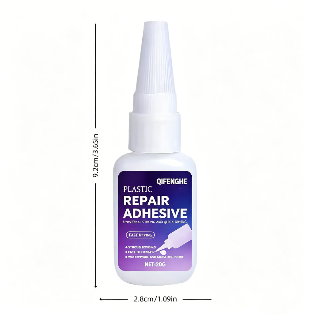 Quick-Dry Plastic Bond Adhesive | Strong Repair Glue Repair Adhesive Glue QXL