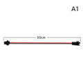 2-Pin Male Female Wire Connector 50cm Cable for LED Grow Light LED Wire Connector QXL A1