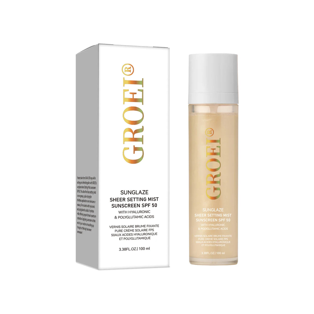100ml UV Matte Setting Spray | Oil-Free, SPF, Long-Lasting Makeup Setting Spray QXL 100ml 100ml