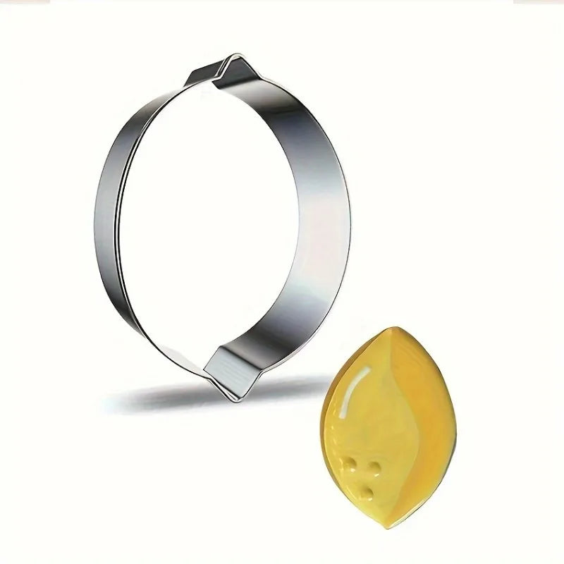 Stainless Steel Lemon Cookie Cutter Mold | DIY Baking Tool Cookie Cutter Mold QXL