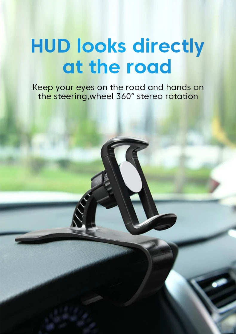 360° Rotatable Car Phone Holder | Universal Dashboard Mount Car Phone Mount QXL