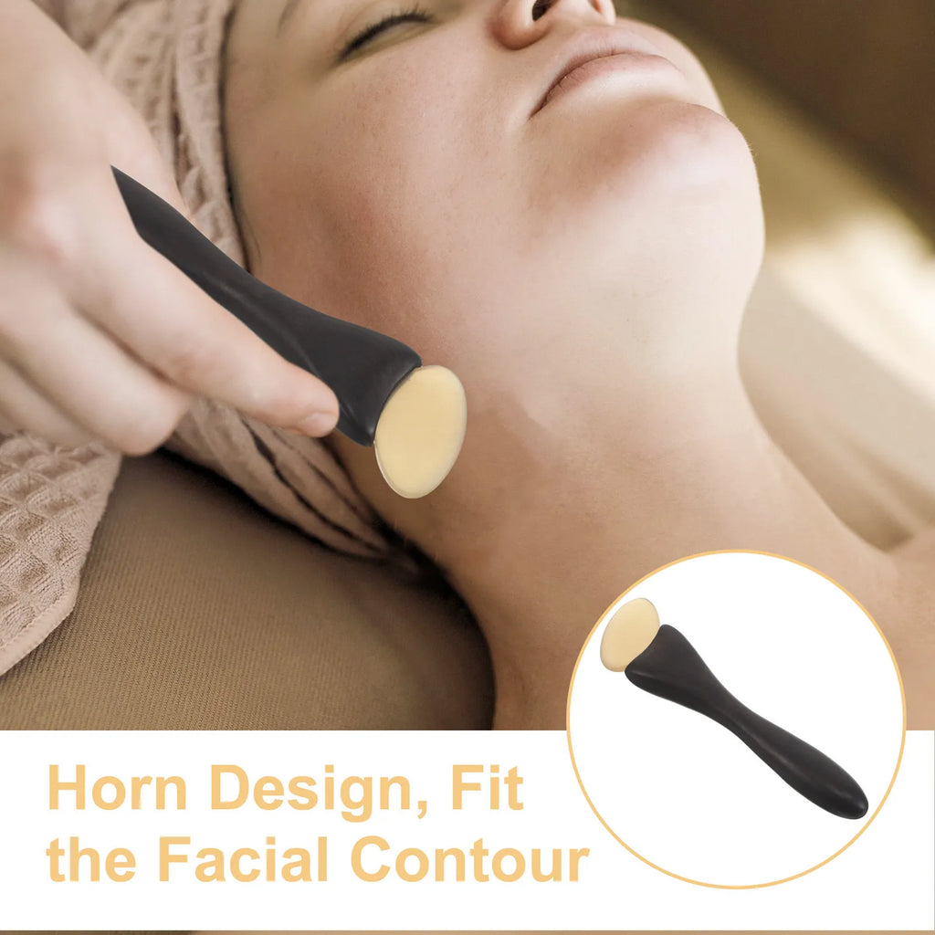Sandalwood Gua Sha Eye Roller & Facial Massager Tool Gua Sha Facial Tool QXL