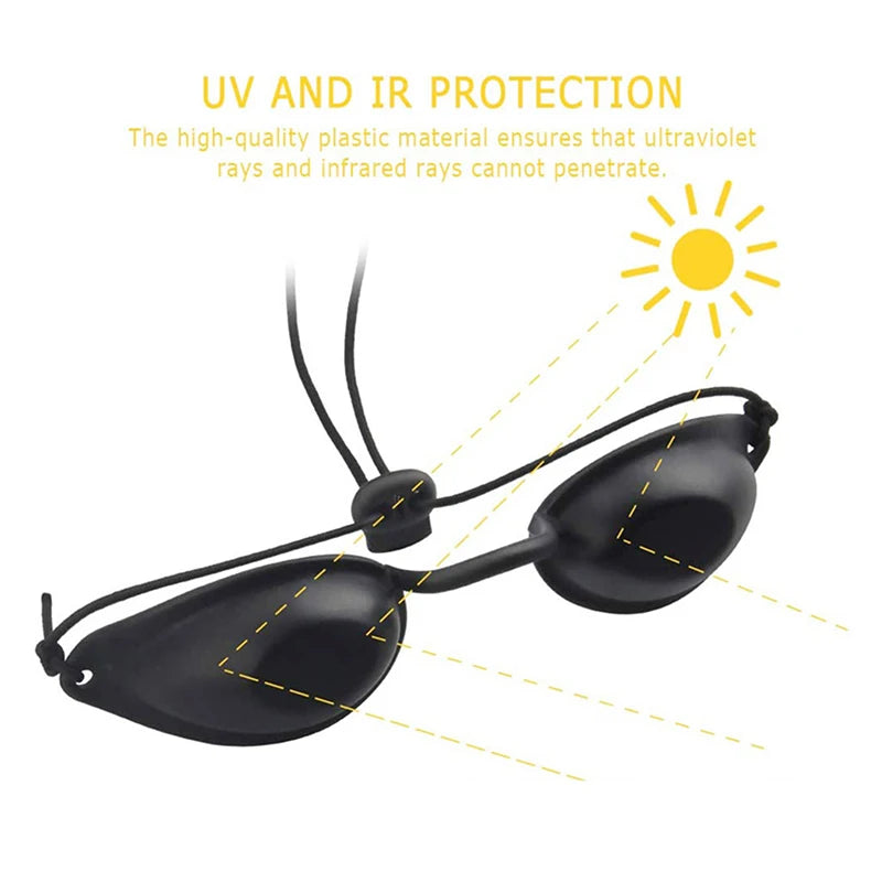 IPL Laser Eye Goggles | UV-A/B/C Shield Beauty Mask – YOVIP Laser Eye Goggles QXL