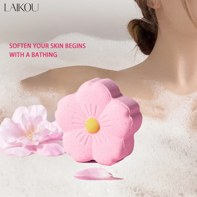 LAIKOU Fizzing Bath Bomb – Exfoliating Aromatherapy SPA Salt 80g Fizzing Bath Bomb QXL
