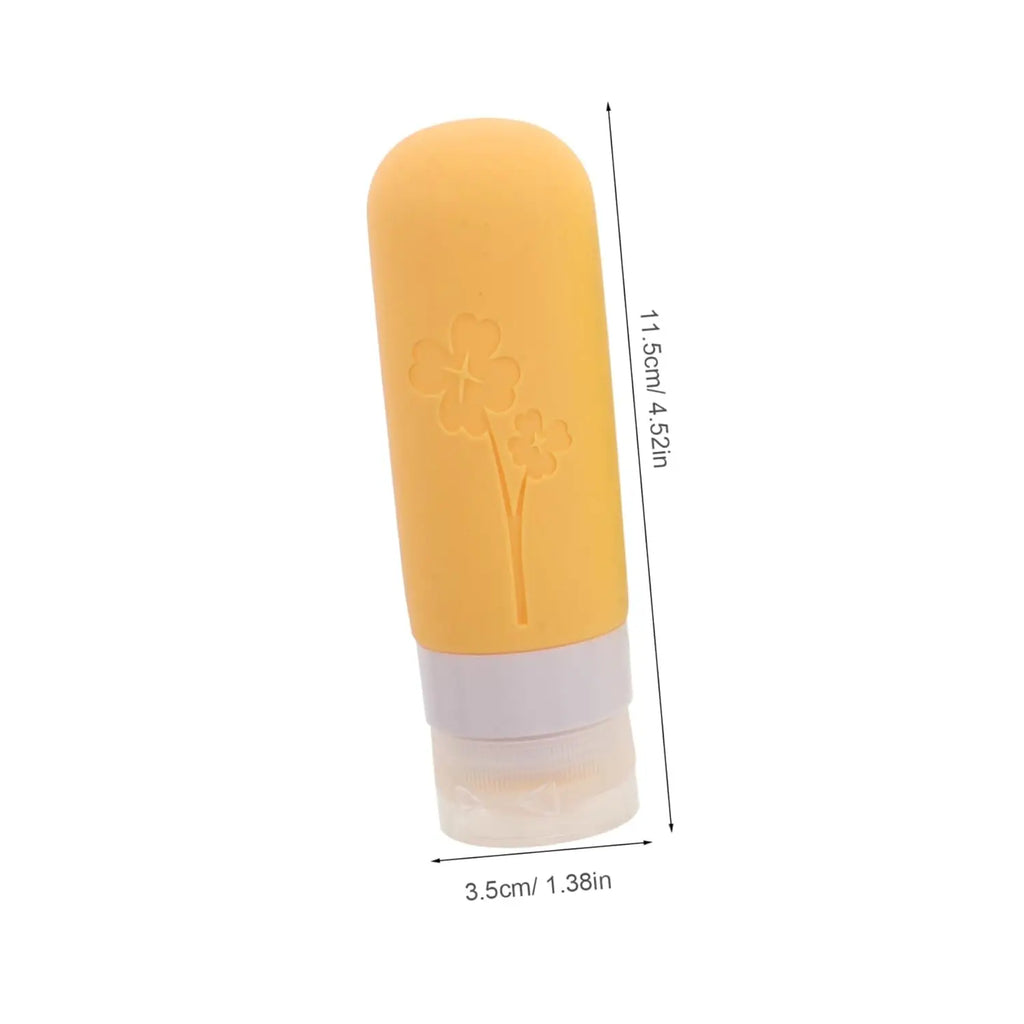 4-Pack 90ml Leakproof Silicone Travel Bottles | Refillable Tubes Travel Bottle Set QXL