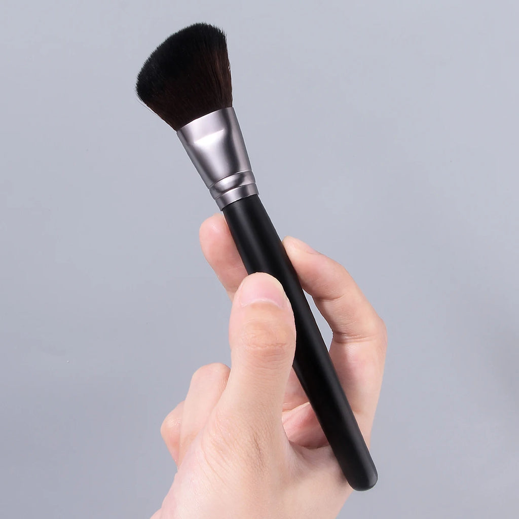 KOSSHOW Angled Blush Brush – Soft Nylon, Wood Handle Angled Blush Brush QXL
