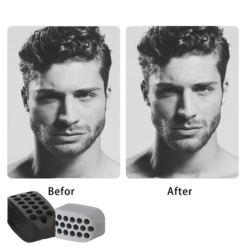 Silicone Jaw Exerciser & Facial Toner | Jawline Fitness Ball Facial Toning Tool QXL