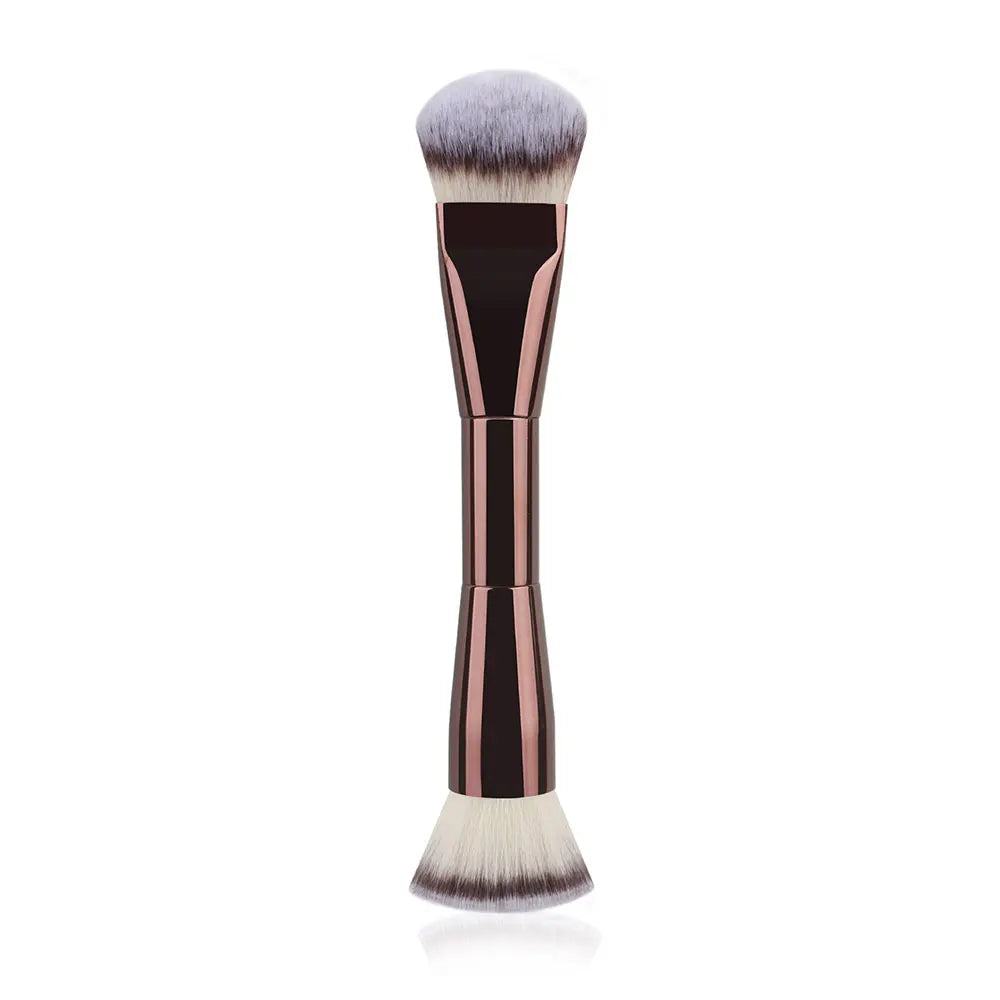 Double-Headed Makeup Brush | Foundation, Blush & BB Cream Makeup Brush QXL coffee color3-