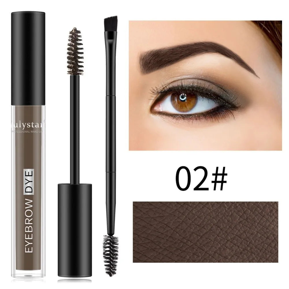 Waterproof Liquid Eyebrow Tint Cream | Long-Lasting Brow Dye Eyebrow Tint Cream QXL 2