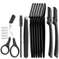 16-Pack Eyebrow Razors & Dermaplaning Tools for Women & Men Eyebrow Dermaplaning Razor QXL M492 16PCS
