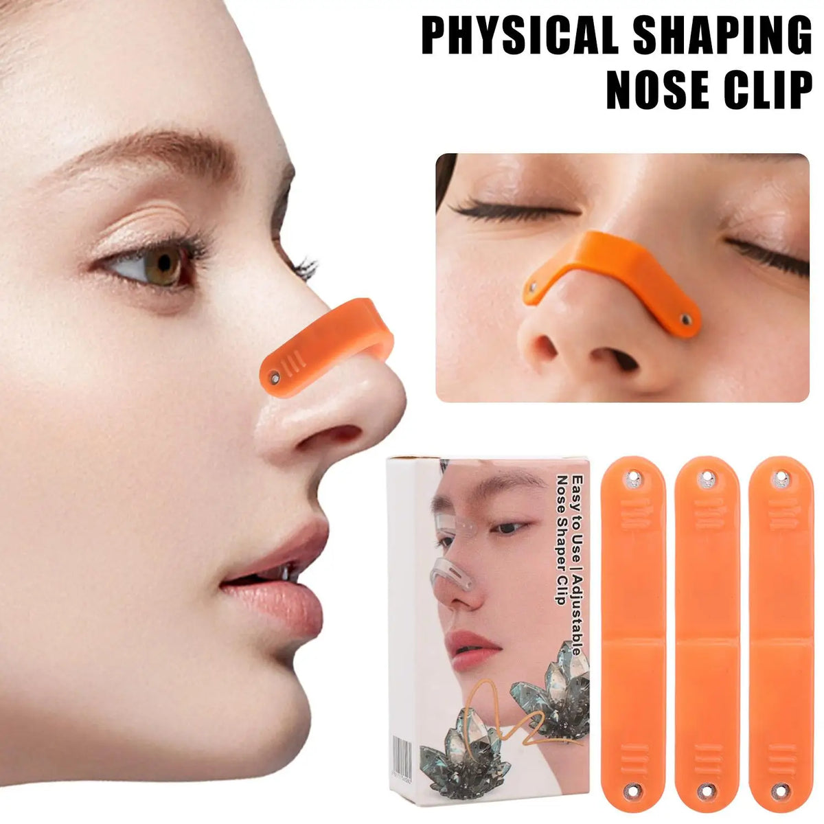 Reusable Nose Shaping Clip | Adjustable Bridge Lift Strip Nose Shaping Clip QXL