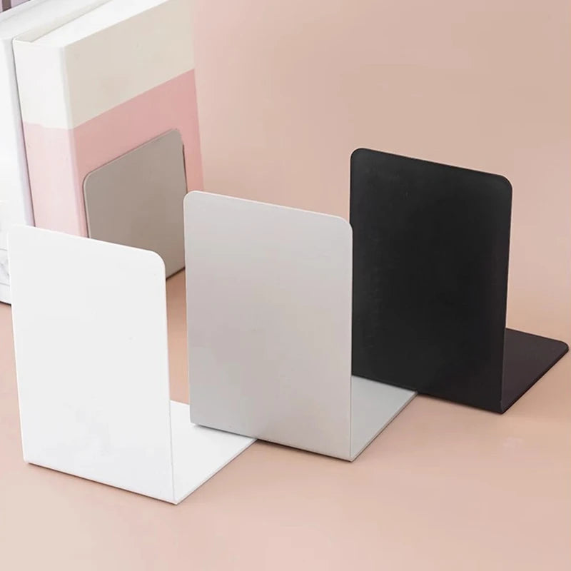 L-Shaped Bookends Desktop Organizer | Minimalist Book Stand Desktop Book Organizer QXL