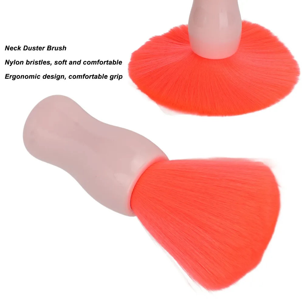 Nylon Neck Duster Brush | Ergonomic Hair Sweeping Brush Neck Duster Brush QXL