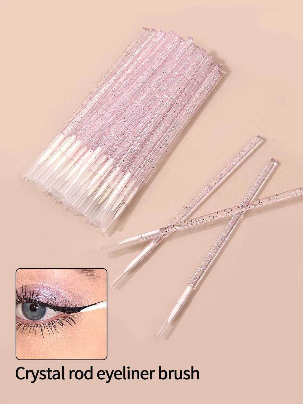 150-Pc Eye Brush Set | Lash, Eyeliner & Sponge Blending Brushes Eye Makeup Brush Set QXL