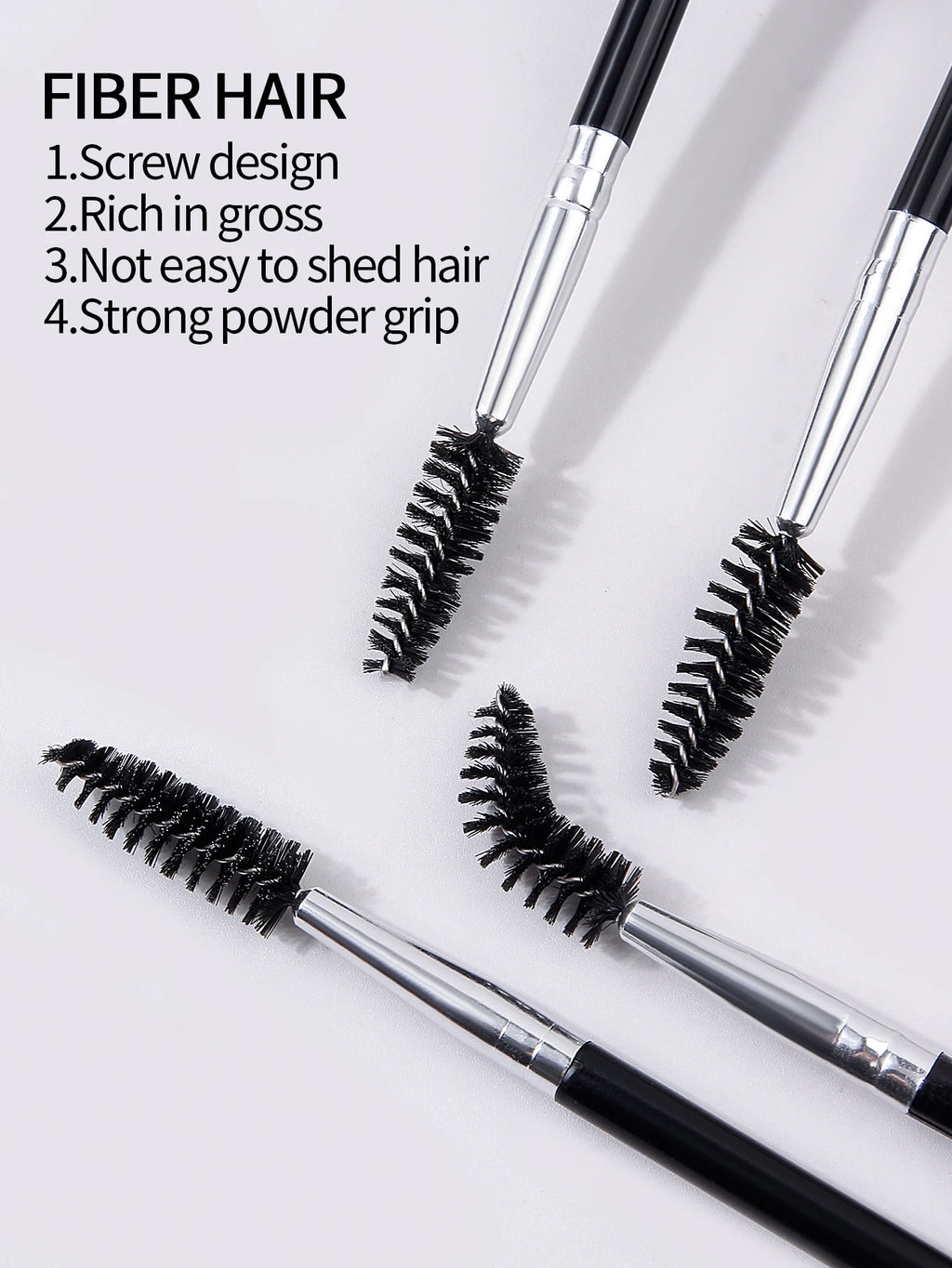 2-Pack Curved Spoolie Brush Set | Brow & Lash Tool Spoolie Brush Set QXL