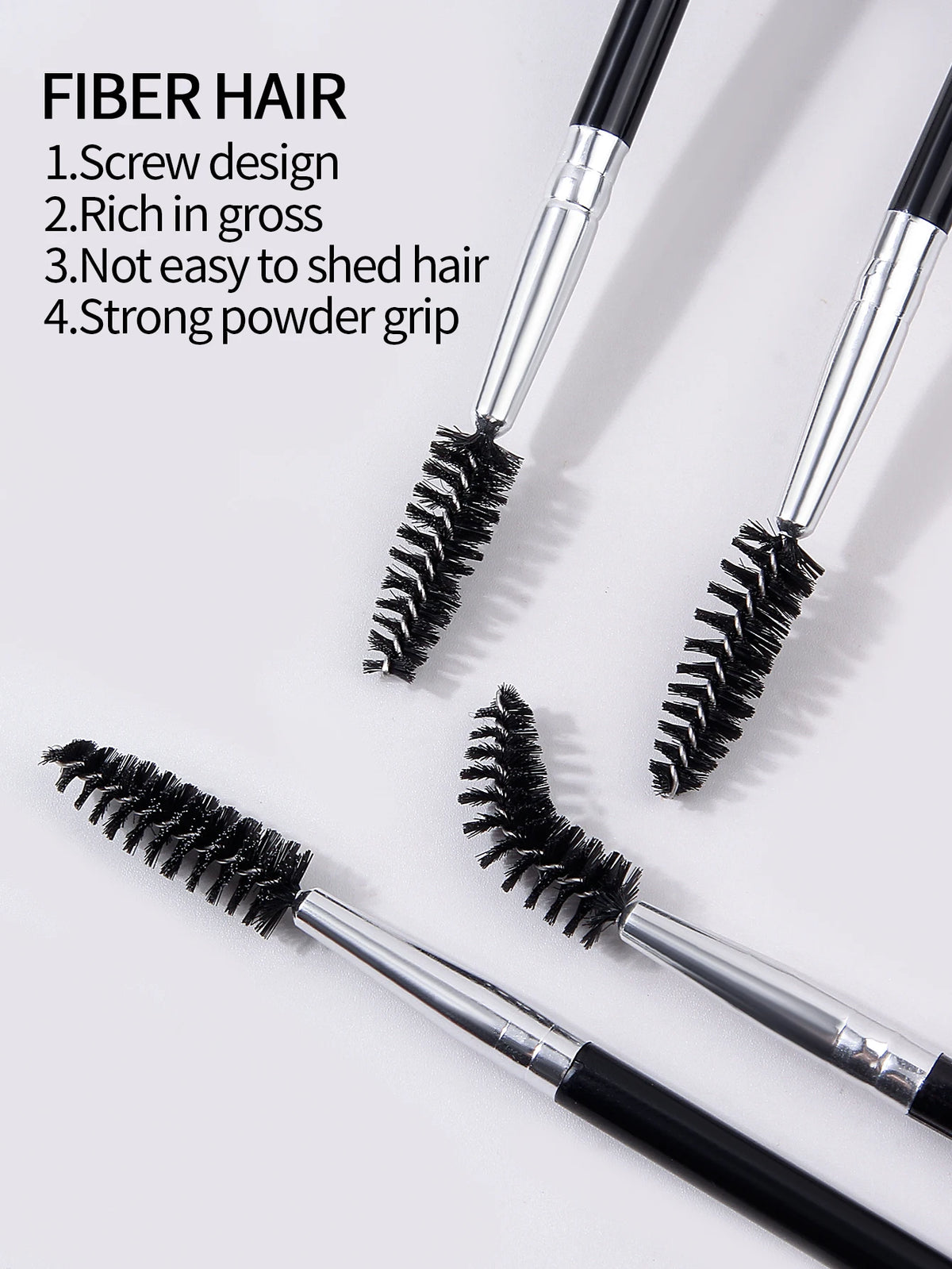 2-Pack Curved Spoolie Brush Set | Brow & Lash Tool Spoolie Brush Set QXL