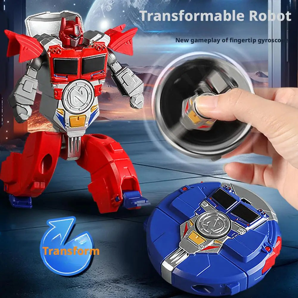 Transformable Fidget Spinner Robot Toy | 360° Spin | Kids Gift Fidget Spinner Toy QXL